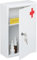 Cassetta Per Pronto Soccorso Anta Apribile Con Serratura a Chiave Incassata a Muro Appensibile Doppia Chiave e Tasselli Inclusi Disponibile in due Colori Rosso e Verde 36x31x10 cm