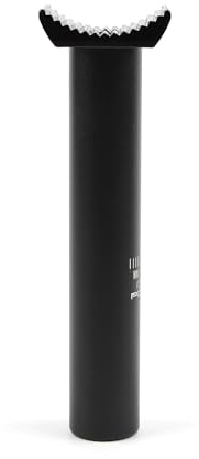 POLSO BS-01 Selle BMX avec tige de selle pour vélo BMX avec trou central (tige de selle 25,4 mm de haut 15 mm)
