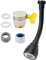 Estensione girevole rubinetto 3 modalità di estensione rubinetto flessibile rubinetto nero con fascette stringitubo filtro per rubinetto cucina bagno lavandino