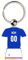 Porte Clé Football France Maillot Domicile 2024 Personnalisable avec Nom et Numéro