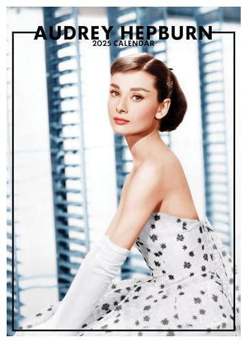 Audrey Hepburn Kalender 2025, Spiralbindung, A3