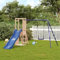 Cozynest Klettergerüst mit Rutsche Schaukel Kletterwand, Spiel-Zubehör für GartenSpielturm Massivholz Kiefer