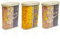 Deli Kitchen 5 Liter Set of 2Pcs, BPA free Cereal Storage Containers 2-in-1 Box, Plastic Food Storage Container with Airtight lids, Durable Kitchen Dispenser for Cereals (Pack of 3, 5 Litre)