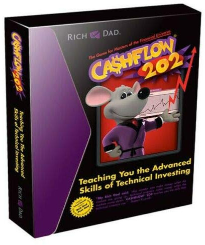 Cashflow 202 Brettspiel Reicher Vater Kiyosaki [Englische Version] Lehrt fortgeschrittene technische Investitionsfähigkeiten