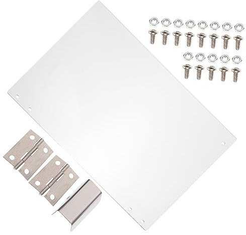 PEPLAYTAL Popcorn Machine Panel Replacement Clear Thicken Pvc Door for Household Popcorn Maker Easy to Install Lightweight Wear-resistant Fit for Daily Use