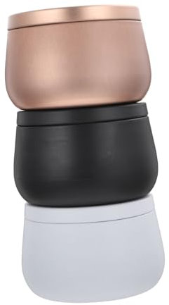 NUOBESTY 3stücke Metall Tee Aufbewahrungsdosen Weißblech Teeboxen Versiegelt Tee Dosen Für Aufbewahrung Leicht Und Langlebig