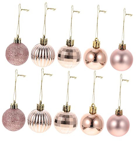 Zerodeko 36stücke Hängekugeln Als Weihnachtskugeln-schmuck Kleine Party-Dekoration Für Weihnachten Und Andere Besondere Tage
