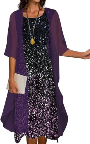 Damen Strickjacke,Langer Chiffon Cardigan Sarong Für Damen Strandmode Leichtes Durchsichtiges Maxi Schal Oberteil Lässig Elegant Boleros Strandüberzüge Kleid Überzug Abend Hochzeit Dunkelviolet