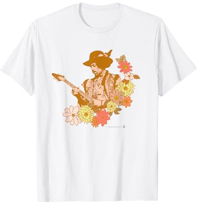 Jimi Hendrix Gitarrenblumen T-Shirt
