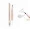 Waterproof Eyebrow Pencil with Fine Tip, 2-in-1 Brow Pen and Sealing Brow Gel, Smudge-Proof, Lightweight and Non-clumping, Eyeliner, Hairline Pencil (Dark Brown)