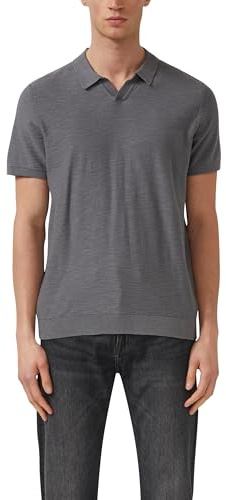 s.Oliver Strick-Poloshirt in Flammgarnstruktur