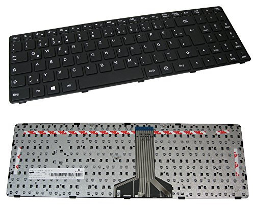 Trade-Shop Tastiera originale per notebook, tastiera tedesca QWERTZ, compatibile con Lenovo IdeaPad IBM 100-15 100-15.6 100-15IB 100-15IBD 100-15IBG 100-15ibg 100-15IBG 100-15IBY 100-15ISK-ITH 80QQ