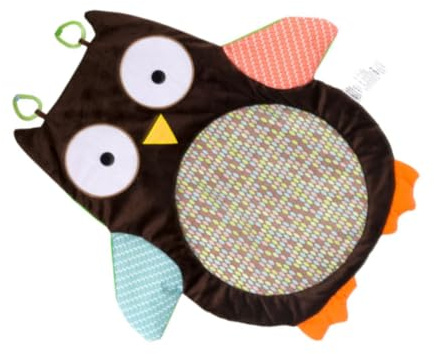 LIFKOME Eulen Krabbelmatte Klettermatte Rutschfest Weiche Bodenpolsterung Für Kleinkinder Babyzimmer Wohnzimmer