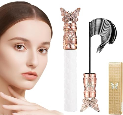Filterseed Mascara, Waterproof Sweat-Proof & Long-Lasting Mascara, Lengthening, Non-Smudged, Dramatic Lashes,Fine Brush for Lower Lashes & Oily Skin (1Pcs)