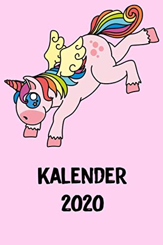 Einhorn Taschenkalender Wochenplaner Tagesplaner und Jahresplaner 2020: Einhorn Planer mit To-Do-Liste, Organizer Journal Terminkalender Terminplaner ... in diesem Jahr, Jahreskalender, Kalender A5