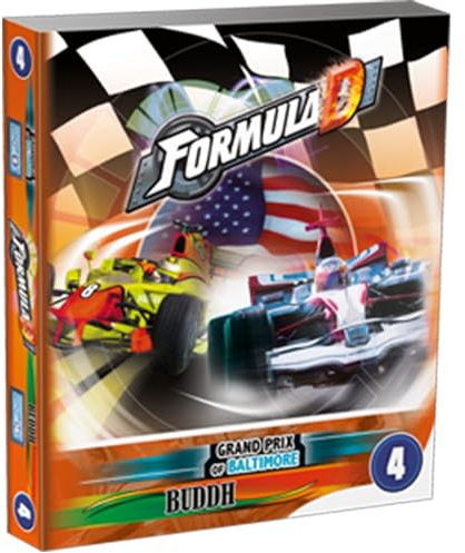 Zygomatic - Formula D Circuits 4, Grand Prix of Baltimore and Buddh, Brettspiel, 8 Jahre bis 18 Jahre, Rennspiel-Klassiker