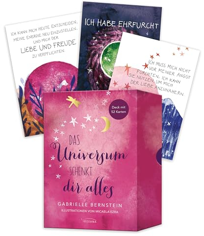 Das Universum schenkt dir alles Kartenset: Deck mit 52 Karten