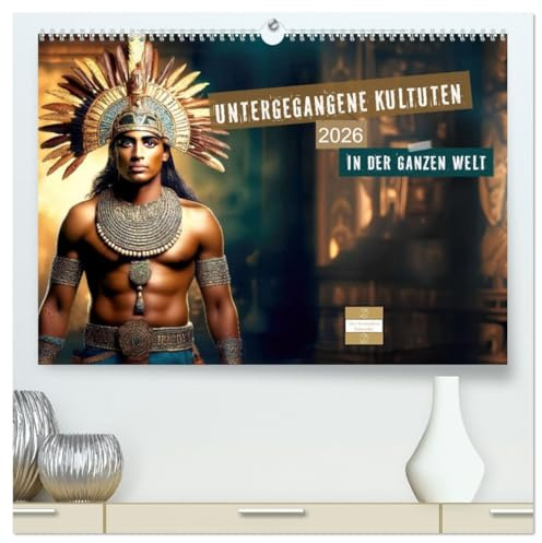 Untergegangene Kulturen - auf der ganzen Welt (hochwertiger Premium Wandkalender 2026 DIN A2 quer), Kunstdruck in Hochglanz: Hier finden Sie 12 mit ... verlorener Zivilisationen. (CALVENDO Orte)