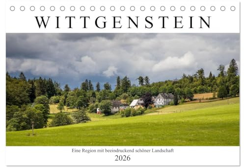 Wittgenstein – Eine Region mit beeindruckend schöner Landschaft (Tischkalender 2026 DIN A5 quer), CALVENDO Monatskalender: Die Region Wittgenstein ist ... in Südwestfalen (CALVENDO Natur)
