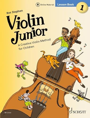 Violin Junior: Lesson Book 1: A Creative Violin Method for Children. Band 1. Violine. Lehrbuch.