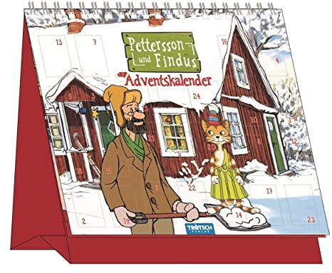 Adventskalender Pettersson und Findus: Mit 24 Türchen auf dem Cover: Aufstelladventskalender