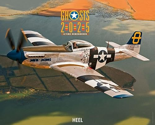 Ghosts Kalender 2025: Spektakuläre Luftaufnahmen von legendären Militärmaschinen. Flugzeuge XXL-Kalender
