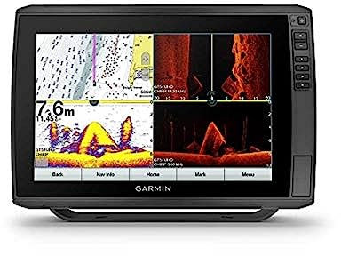 Garmin GPSMAP 1222 - Plotter per Carte GPSMAP 1222 con Display da 12 Pollici, Nero, Taglia Unica, 0753759168339