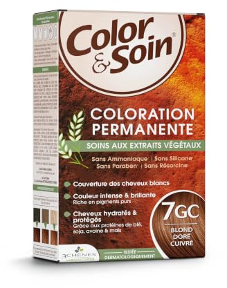Les 3 Chênes color & soin spezielle damen kupfer goldene blond: 7gc