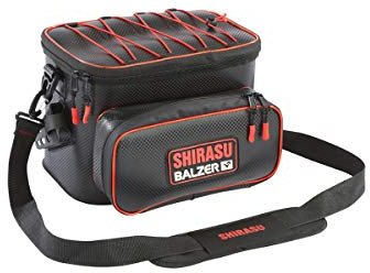 Balzer Shirasu Spinnfischer-Tasche 28x18,5x20cm - Angeltasche, Tackletasche, Zubehörtasche, Kunstködertasche