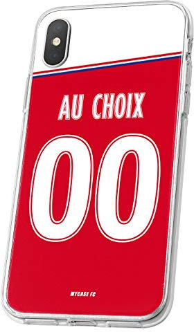 MYCASEFC Coque Foot Reims Samsung Galaxy A40 Coque Football Personnalisable en Silicone. Housse de Smartphone personnalisée et fabriquée en France en TPU