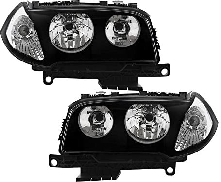 Halogen Scheinwerfer Set links & rechts Hauptscheinwerfer Frontscheinwerfer H7/H7 mit Elektromotor für Model X3 E83