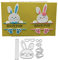 ECMQS Bow Rabbit Stanzmaschine Stanzschablone Prägeschablonen Stanzformen Schablonen Für Scrapbooking, Herstellung Von Karten, Albumdekoration, Bilderrahmen
