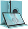 EAZY CASE - Tablet Hülle für Samsung Galaxy Tab A7 Schutzhülle 10.4 Zoll Smart Cover Tablet Case Rotationcase zum Aufstellen Klapphülle 360° drehbar mit Standfunktion Tasche Kunstleder Blau