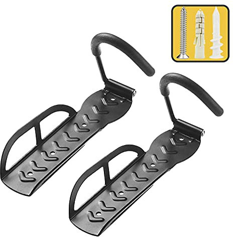 Lot de 2 porte-vélos verticaux pour garage, suspension murale, pour rangement intérieur