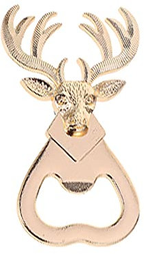 ARFUKA Rose Gold Deer Head Shaped Bottle Opener