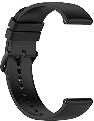 Compatible with Fossil Gen 5 Carlyle HR Replacement Band, 22MM Replacement Silicone Wrist Watch Band for Fossil Gen 5 Carlyle HR/Men's Gen 4 Explorist HR(22mm, Black)