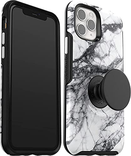 OtterBox + Pop Symmetry Series Schutzhülle für iPhone 11 PRO (NICHT 11/11 Pro Max), keine Einzelhandelsverpackung, Weiß Marmor