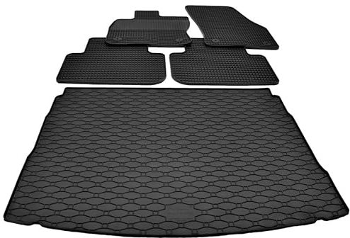 Mattenprofis Gummimatten + Gummi Kofferraumwanne Set passend für VW Tiguan II AD1 uB ab Bj.2016 RKK