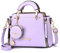 NICOLE & DORIS Frauen Umhängetasche Klein Tasche Mode Handtaschen Damen Kuriertaschen Handytasche Mädchen Crossbody Schultertaschen mit Geldbörse Lila
