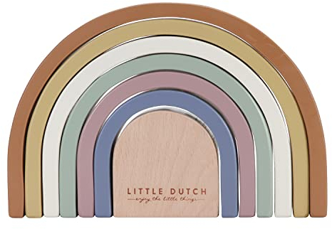 Little Dutch 7100 FSC Holz Regenbogen Motorikspielzeug - Vintage