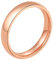 Mabohity Ring Damen Hochpoliert Titan Ring Titanium Ehering Verlobungsring Trauring Freundschaftsring Partnerring Hochzeit Band, Rosegold 4mm Breite, Größe 62 (19.7)