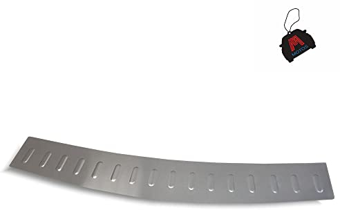 M MOTOS Glanz Edelstahl-Ladekantenschutz für Seat Altea XL 2006-2015 5 -türig. Erhöhter Fahrkomfort mit säurefesten Schwellerplatten - Kratzschutz