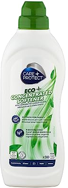 CARE+PROTECT ECO+ Öko Weichspüler, 1,5 L I Hypoallergenes, biologisch abbaubarer Bio flüssig I Sensitiv für helle & bunte Wäsche I Allergiker I Aloe Vera Duft