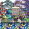 Doyomtoy Monster Geburtstag Deko 61 Stück Partygeschirr Set - Teller, Tassen, Servietten für Kinder, Schuleinführung, Schulanfang, Motto Party
