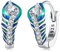NewL Damen-Ohrringe mit Strasssteinen und Pfauenfeder, Sterling Silber