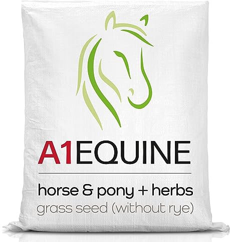 A1 Equine - Horse & Pony (Without rye) A1 Lawn + Herbs Grass Seed, (AMPRO14)