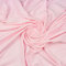Textrend Tissu jersey 100% coton, Tissu au mètre, Couleur unie, Tissu en extensible pour Vêtements et les Textiles 1.75m (Rose poudré)