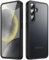 JETech Funda Mate para Samsung Galaxy S24+ / S24 Plus 5G, Carcasa Fina Trasera Translúcida Esmerilada, Antihuellas (Negro)