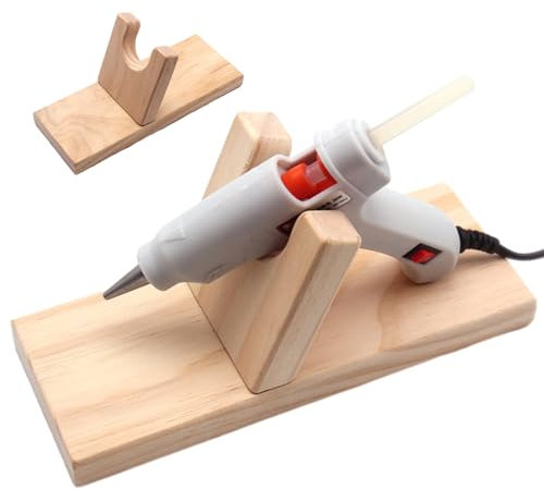 Glue Guns Holder Stand - Hot Glue Fixing Rack - Heat Resistant Durable Easy to Use Non Slip Feet Universal Glue Guns Holder for Hot Melt Glue Ngumms