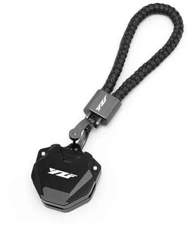 JRink Motorrad Schlüsselhülle Für Ya-maha YZF R1 R3 R6 R7 R125 Yzfr3 Yzfr6 Yzfr7 Yzfr125 CNC Motorrad Schlüssel Fall Abdeckung Schlüsselbund Schlüsselbund Schlüsselanhänger Zubehör (Farbe : EE)